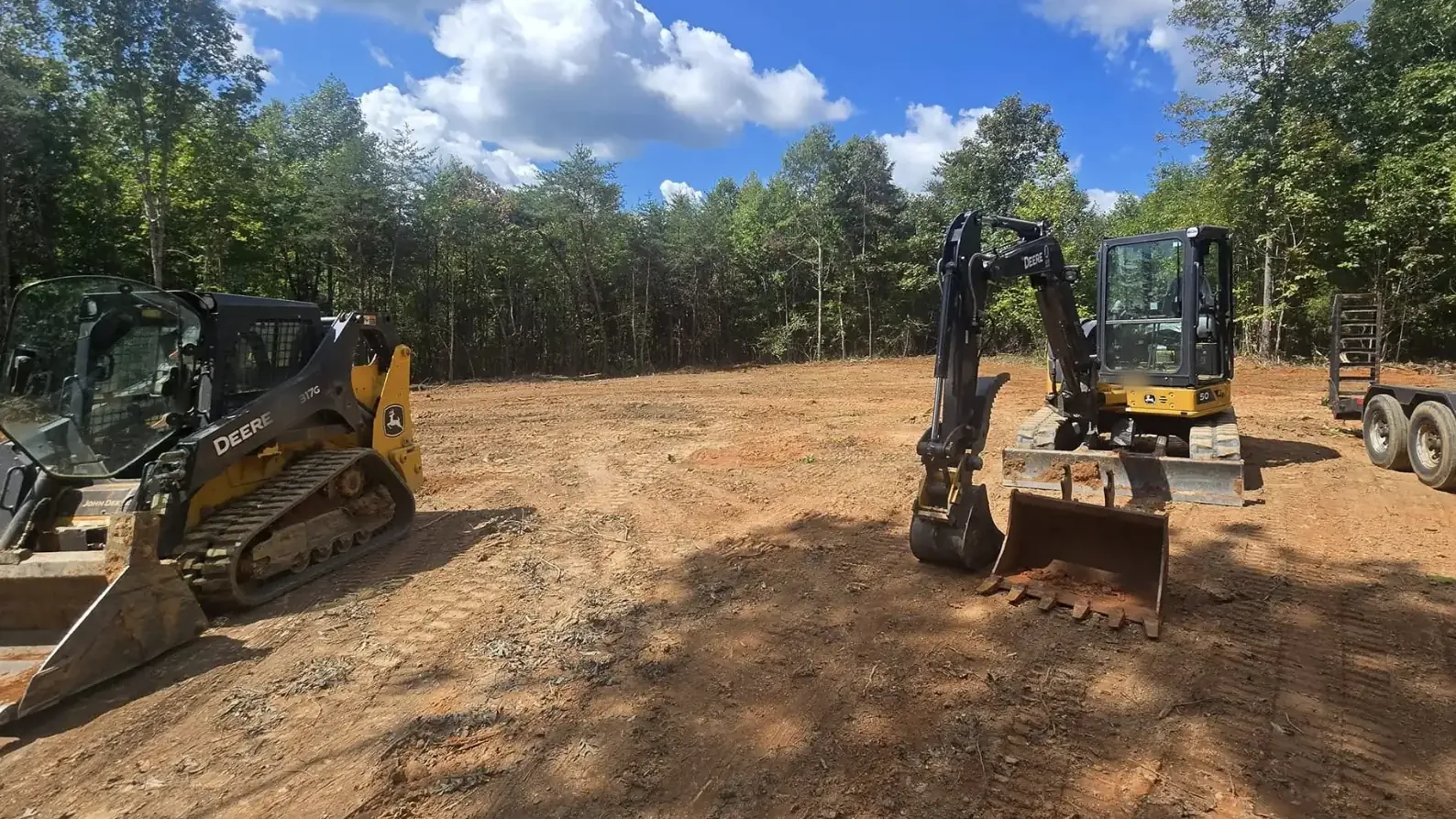 Land clearing in Hattiesburg, MS